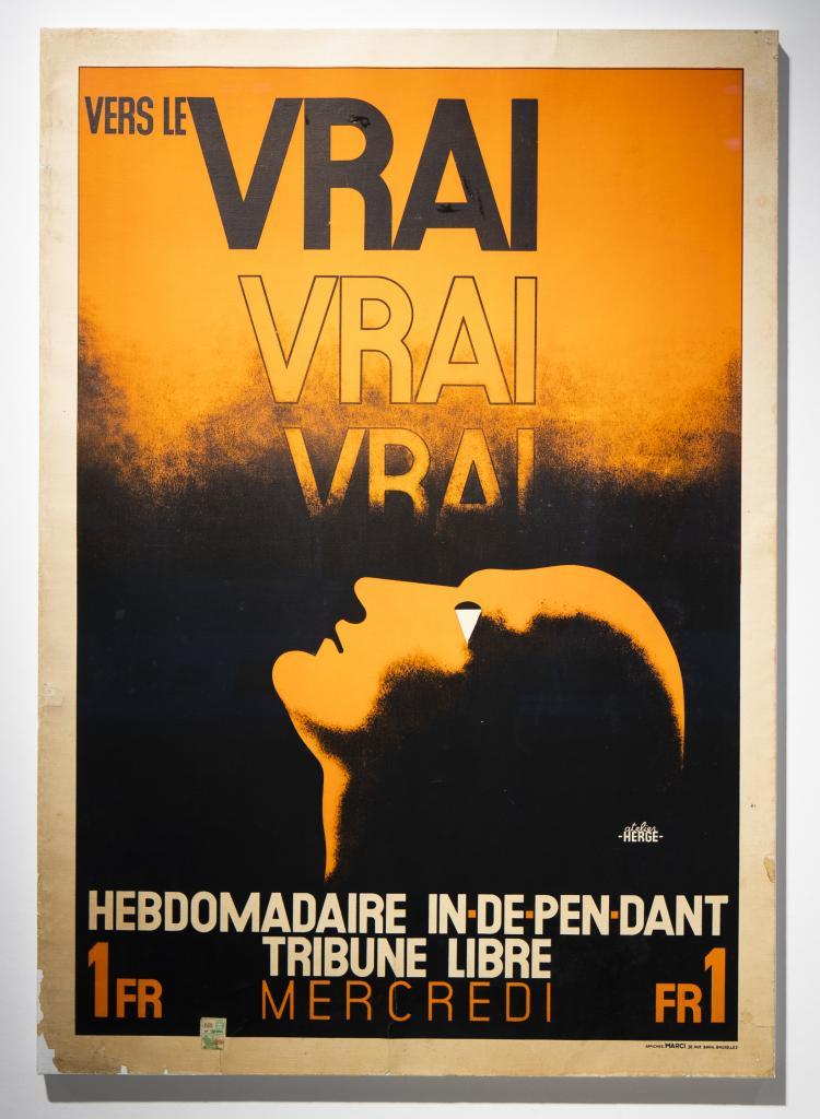 《接近真实》1933 招贴画 埃尔热画室