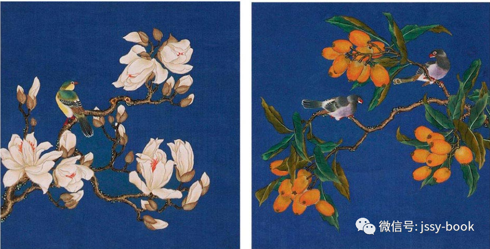 邹一桂  花鳥 邹一桂（1686～1772）四时花鸟立轴八屏设色绢本_凤凰网