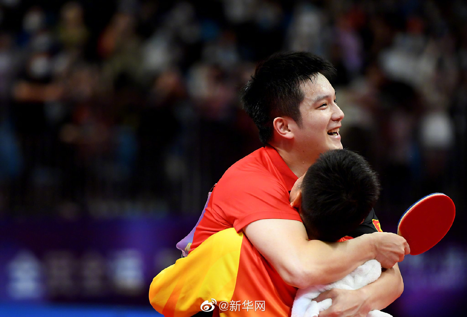 樊振东:战胜马龙是我一直的渴望