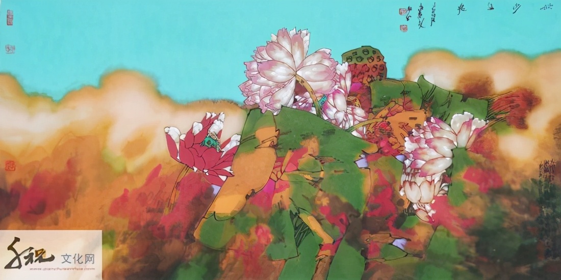 梦幻色彩,现代风神——著名画家胡朝水重彩世界艺术沙龙