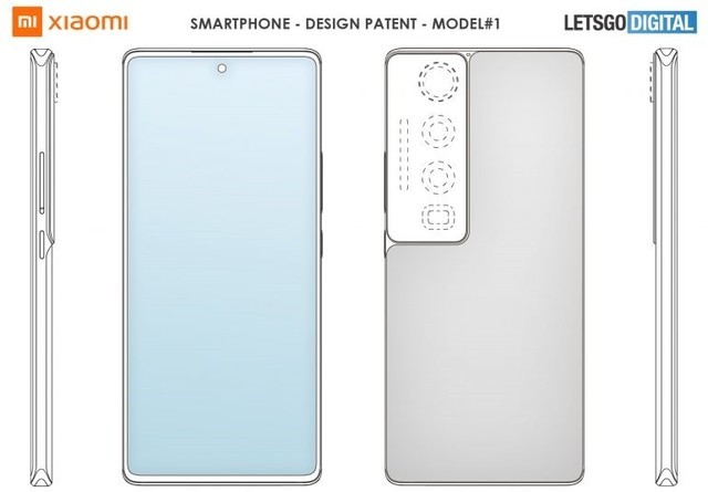 小米12外观设计曝光 挖孔屏 5000万像素 后置四摄 