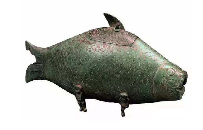 宋代青铜鱼图片
