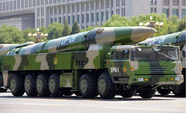 东风26,因为射程距离,江湖上人送绰号"关岛快递","真理级别"的导弹.