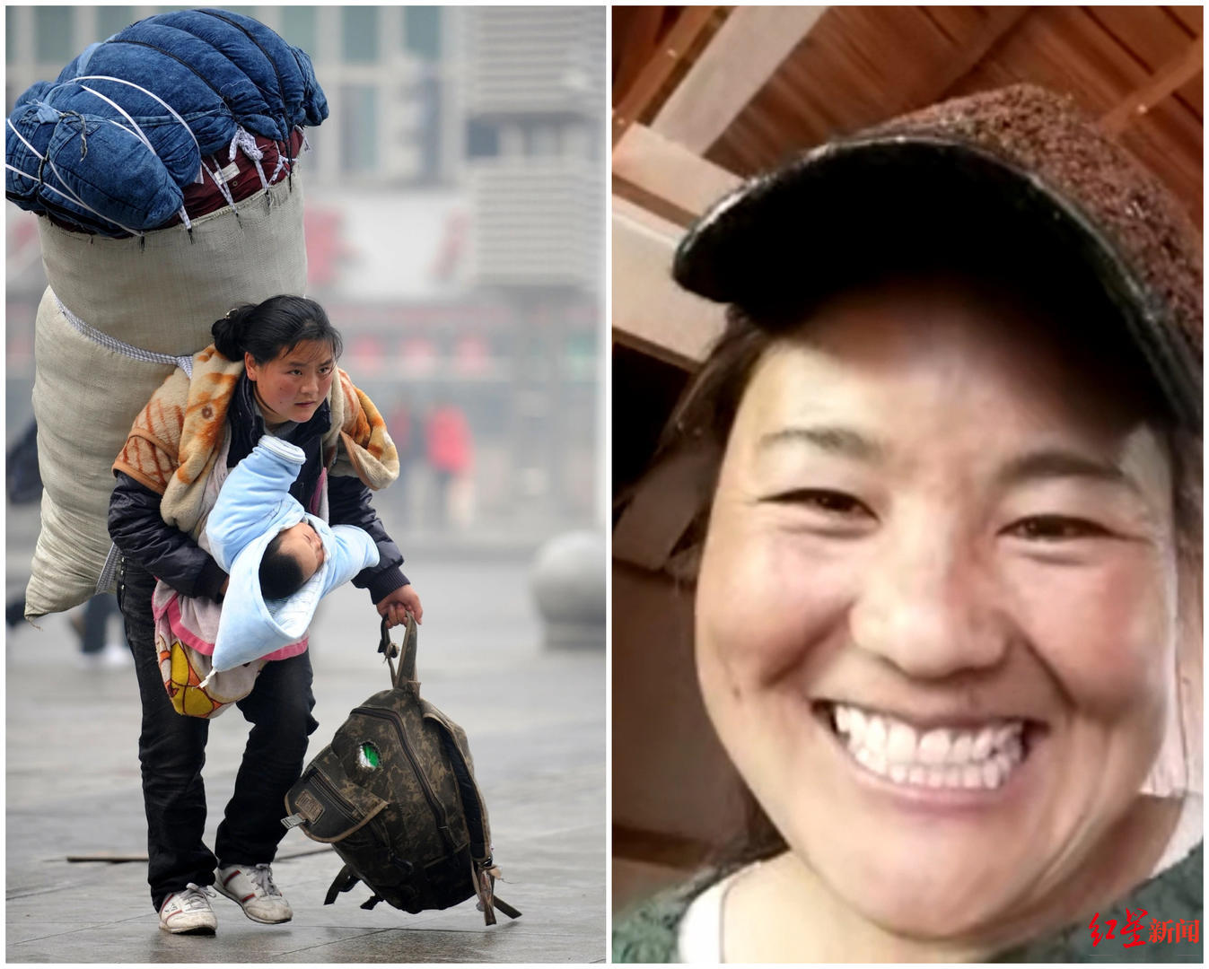 对话春运母亲老家盖了新房正在福建打工看到照片时很惊讶感谢大家关注