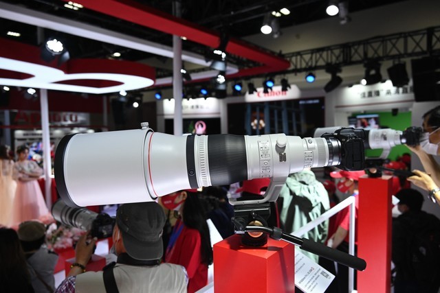 P&E 2021 佳能展台EOS R系统和RF镜头是主角