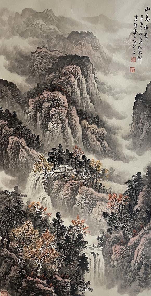 画家邓凌涛 意境清远 严谨古朴__凤凰网