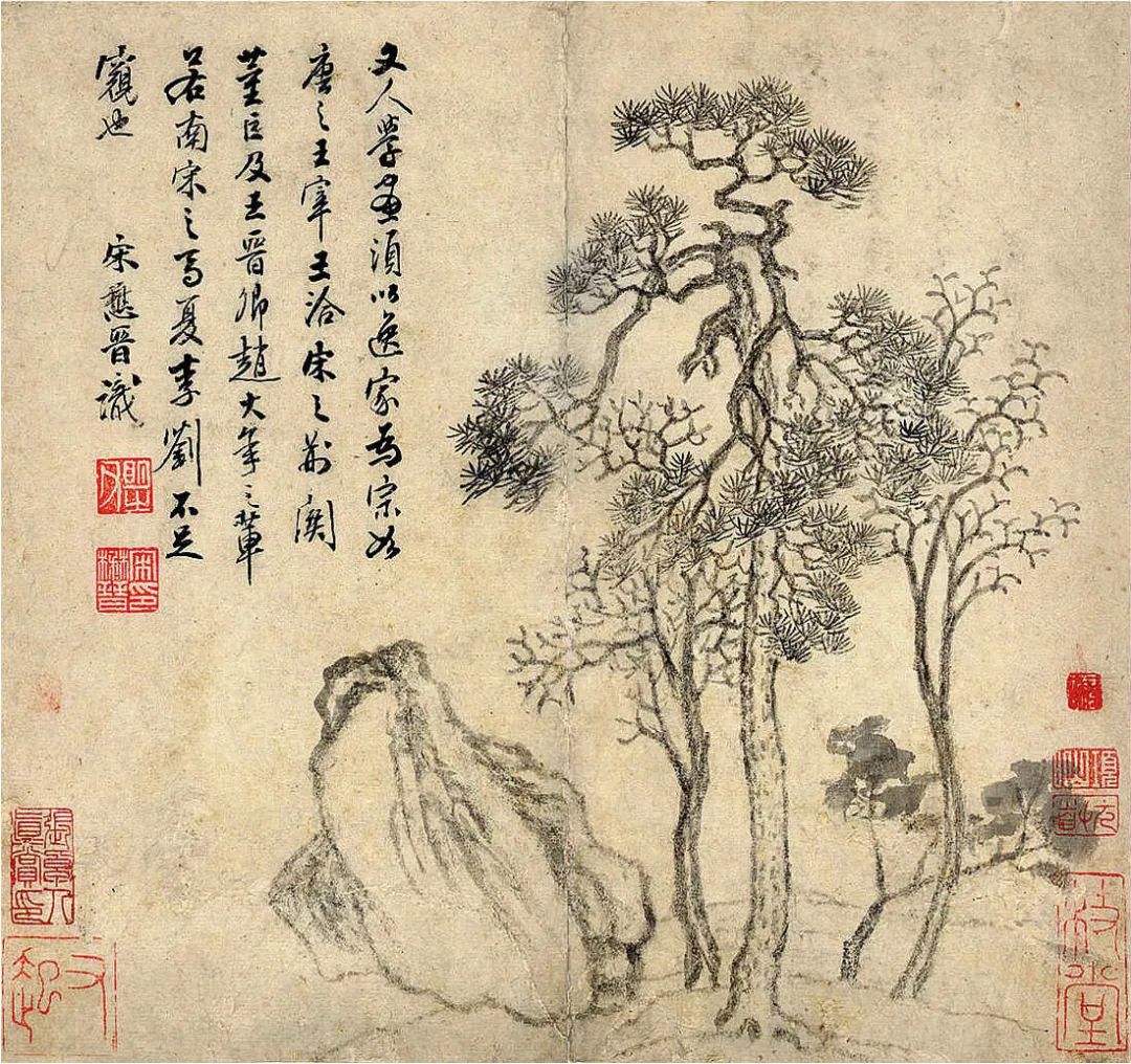 如唐之王宰,王洽,宋之荆关董巨及王晋卿,赵大年之辈.