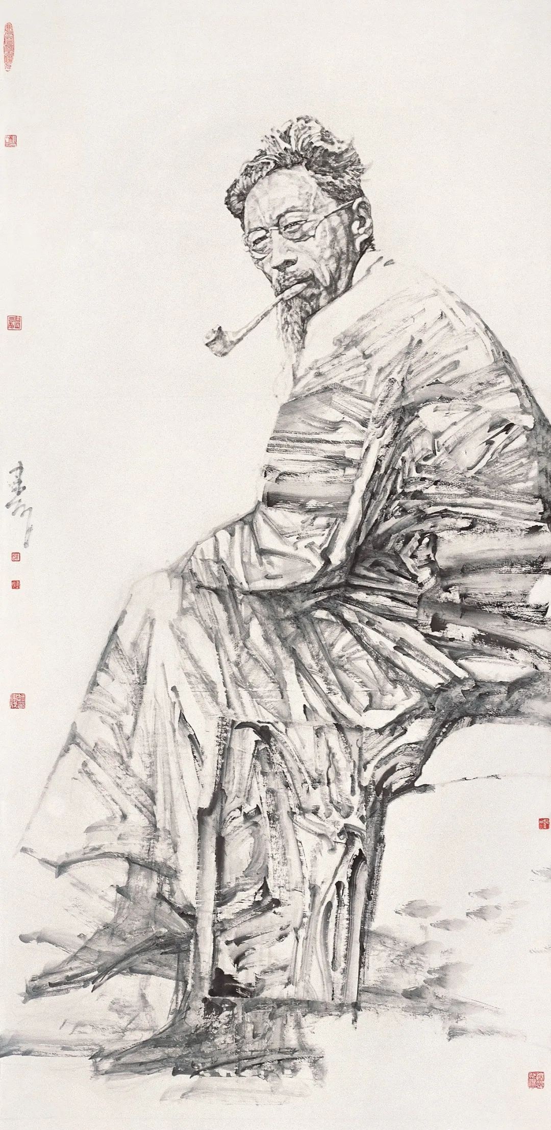 水墨人物大家赵建成:以时代笔墨书写历史