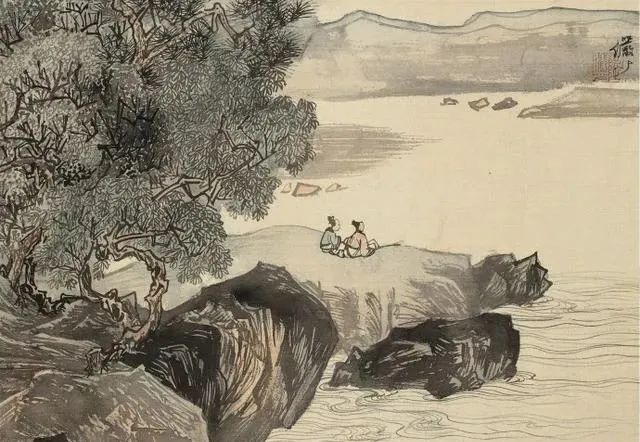 陆俨少：古今人物山水册