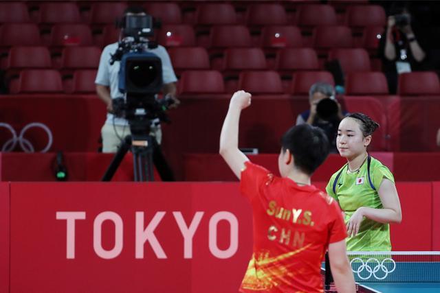 日本东京，2020东京奥运会乒乓球女单半决赛（材料图）