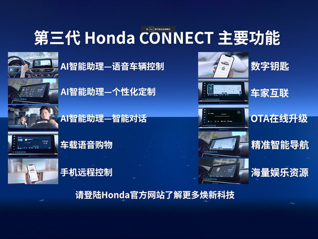 补齐互联功能短板 第三代Honda CONNECT下半年开始“上车”