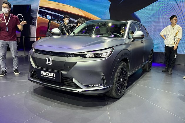 2021广州车展:广汽本田e:np1实拍解读 全新纯电动suv