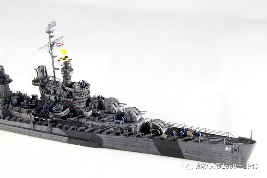 1/700水线舰船作品欣赏—— 二战美国海军防空巡洋舰“圣地亚哥（CL-53 San 