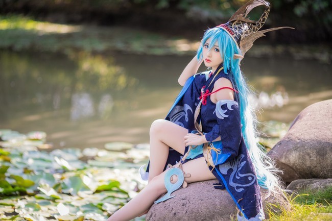 cos:阴阳师聆海金鱼姬cos正片@鹘瓷__凤凰网