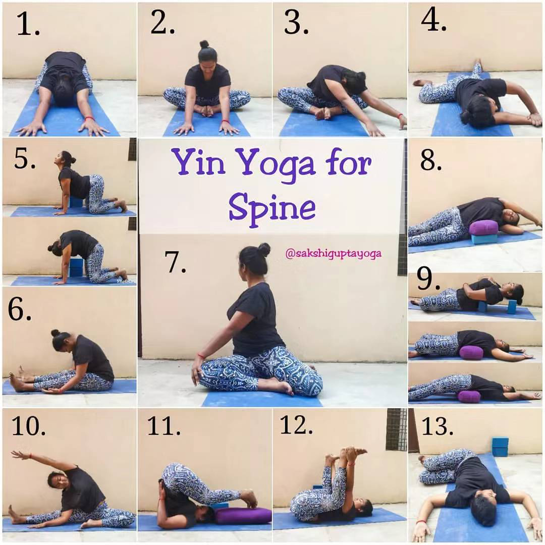 8套阴瑜伽修复序列,最适合夏天练习