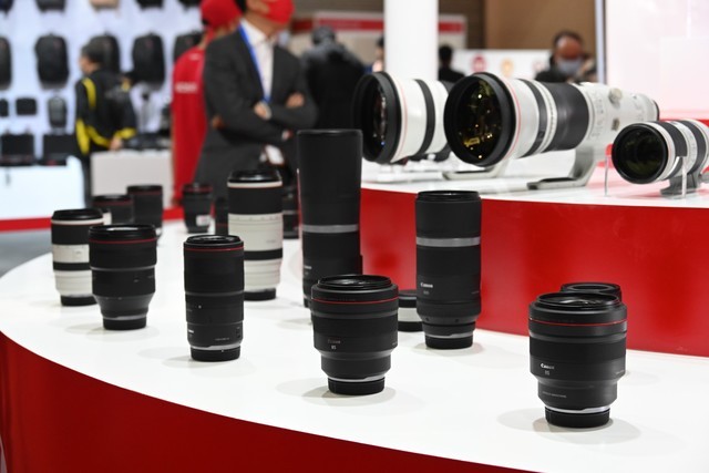 P&E 2021 佳能展台EOS R系统和RF镜头是主角