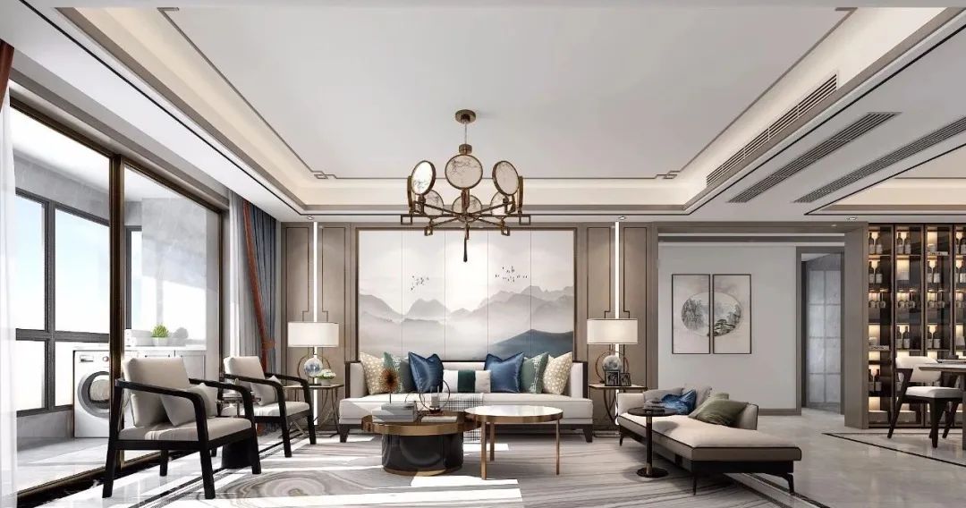 波导线有分割视线的效果因此 更适合大户型 ,小户型要慎用.