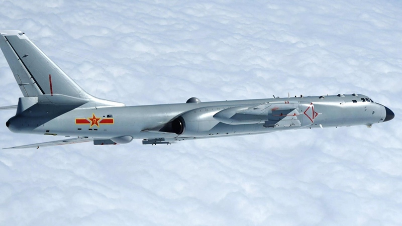 美智库炒作解放军军机破纪录现身台空域 称可携带核