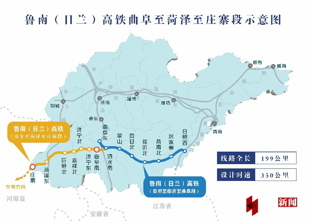 鲁南高铁曲阜至菏泽至庄寨段开通 菏泽至北京三小时到达__凤凰网