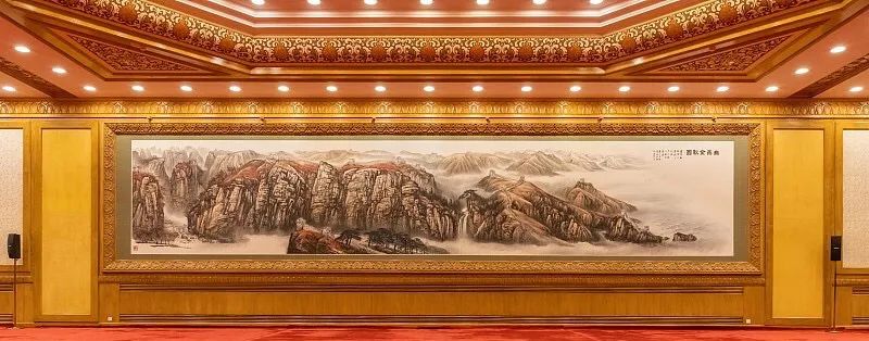 人民大会堂湖南厅壁画图片