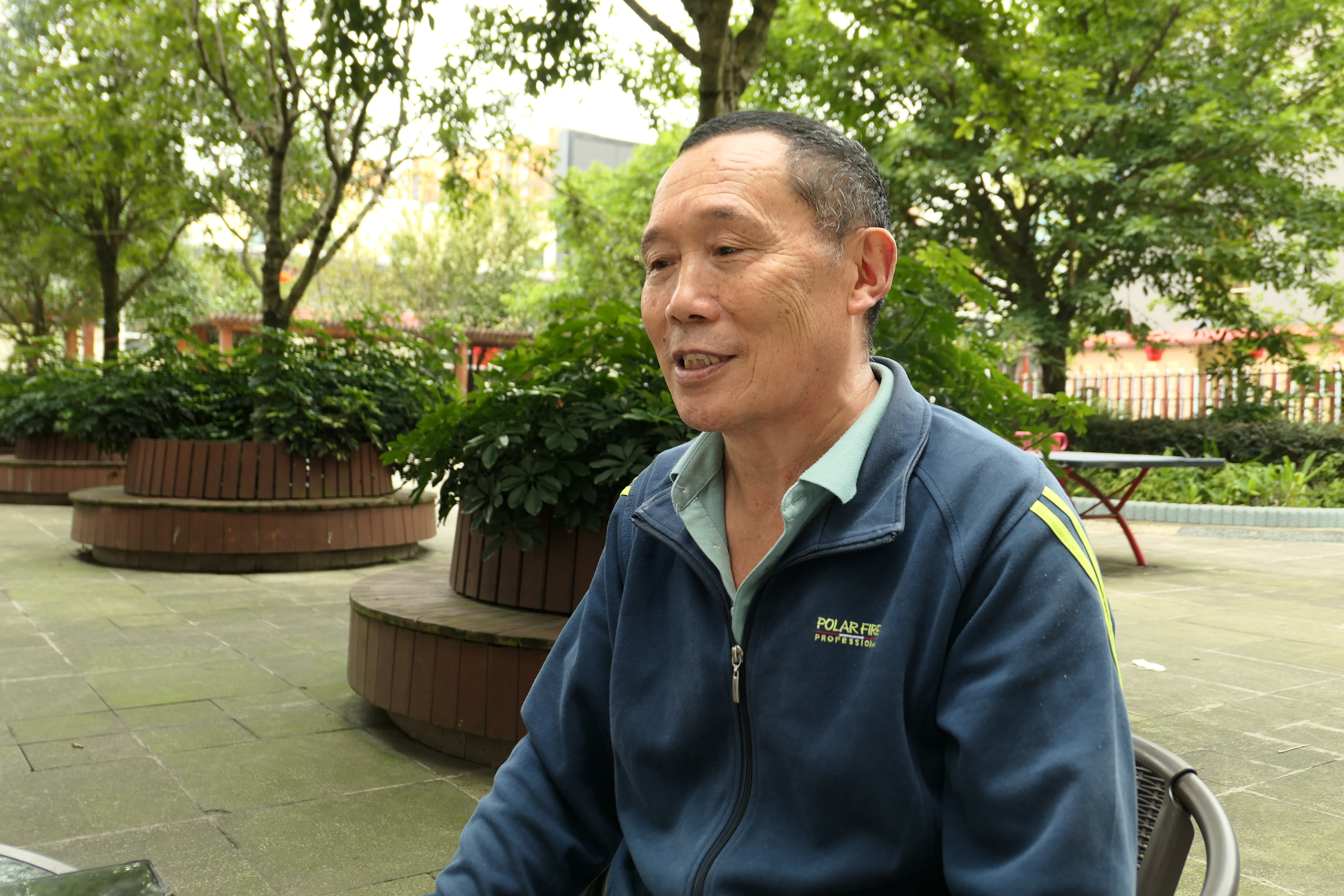 10月5日，董云富在养老院。新京报记者 徐杨 摄