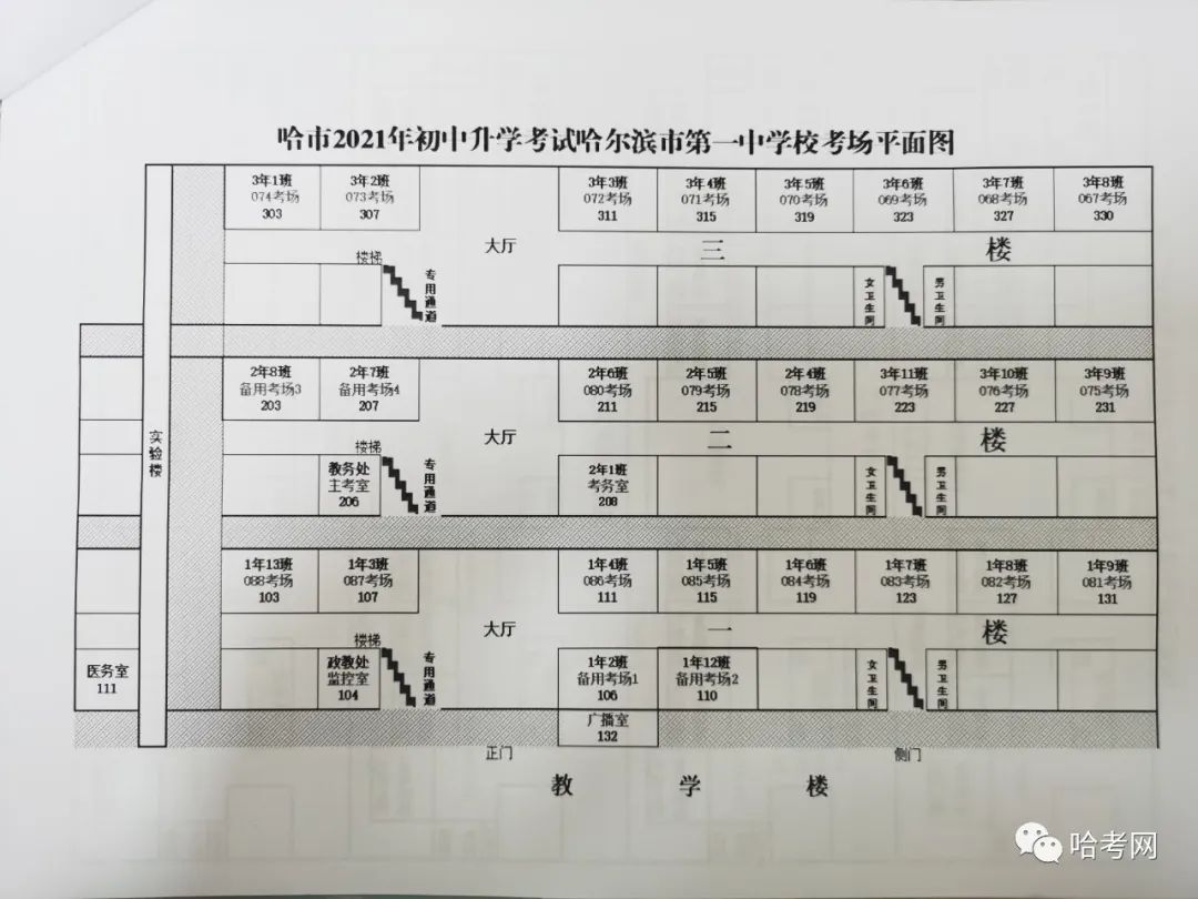哈市中考准考证正式下发!两侧考点,考号,考场规则等信息家长注意