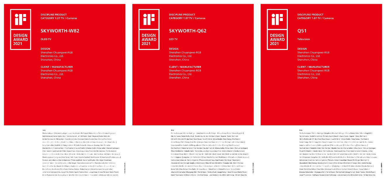 引领科技之美:创维w82等多款产品荣获2021 if设计奖__凤凰网