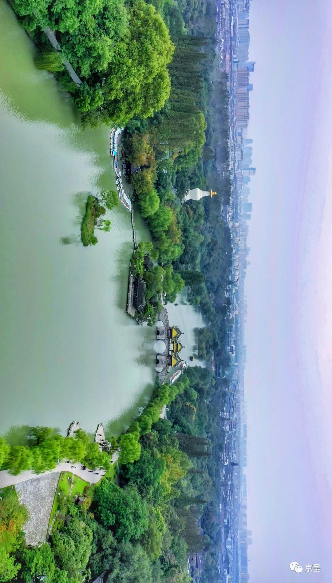 我要从南走到北鸟瞰京杭大运河至美风景