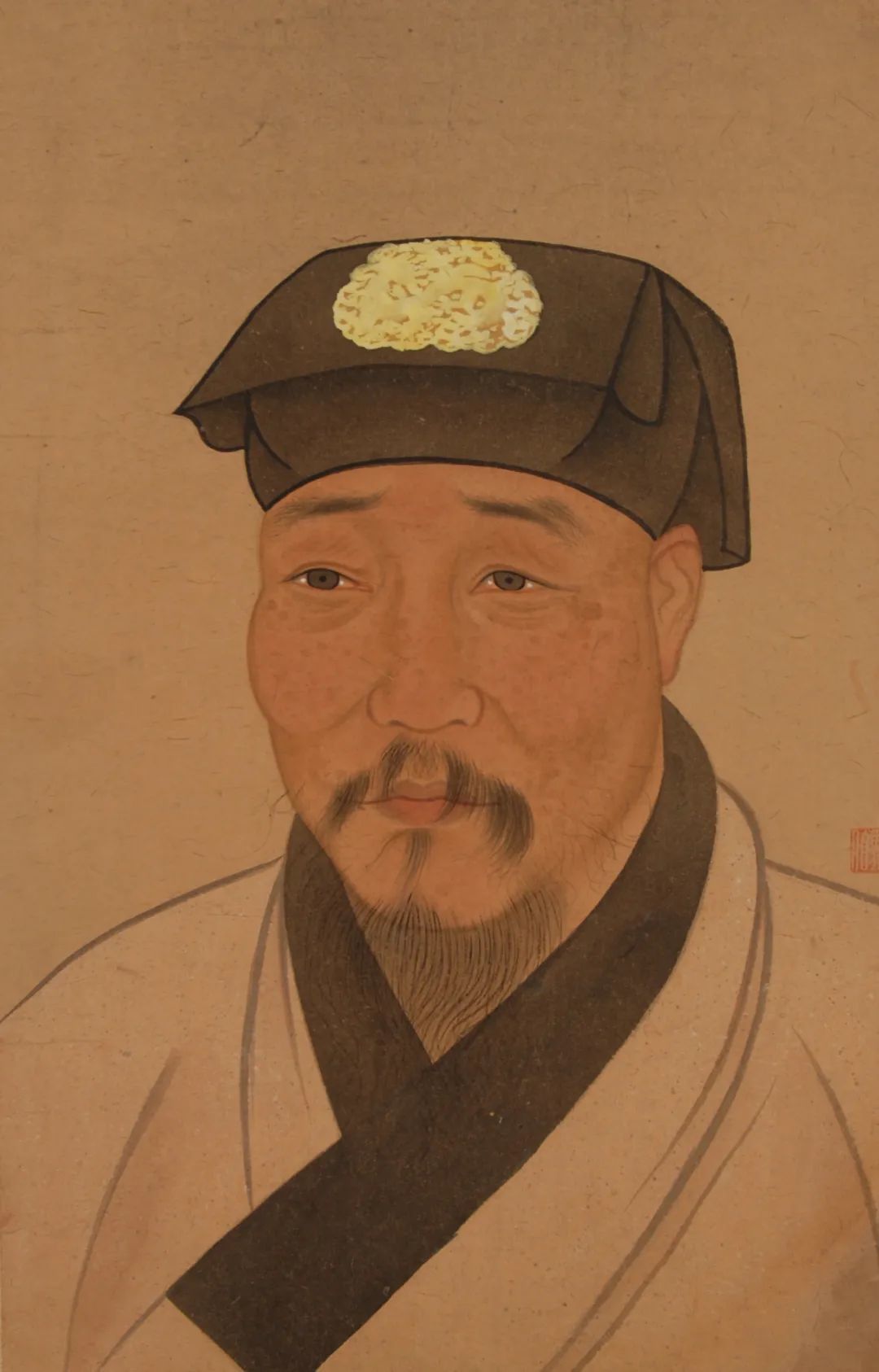 徐渭肖像 佚名 绢本设色 45.4cm&times;26.4cm 明 南京博物院藏