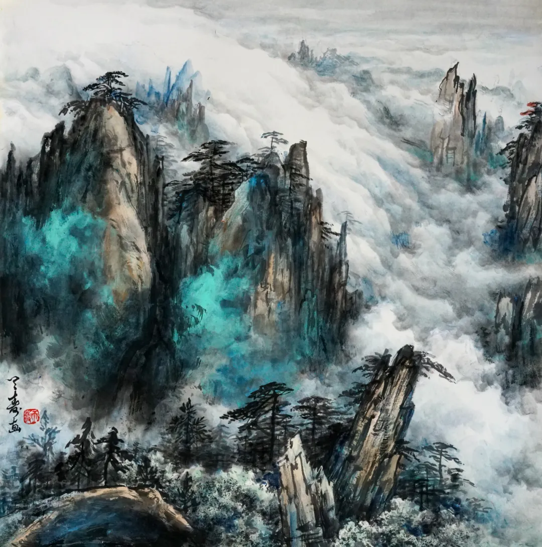 风范| 现代彩墨山水画的万千气象——记当代著名画家糜天寿