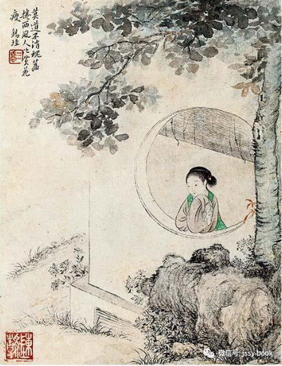 胡锡珪仕女 册页 设色纸本__凤凰网