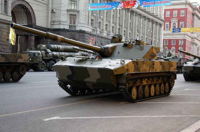 战斗民族的叠buff,空降两栖轻型坦克,2s25"章鱼"坦克_凤凰网军事_凤凰