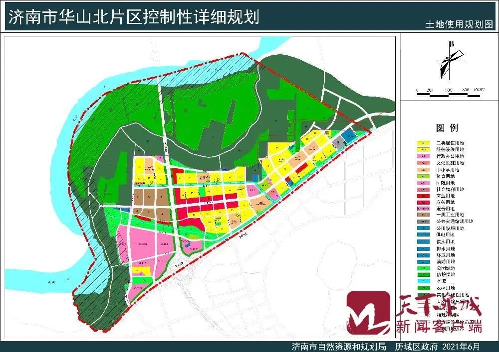 濟南三大片區,四個街區詳規公示 英雄山片區用地規劃調整