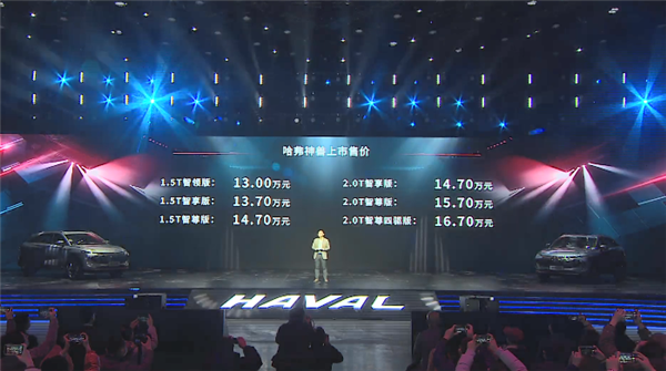 酷似概念车!哈弗神兽上市:怀挡太罕见