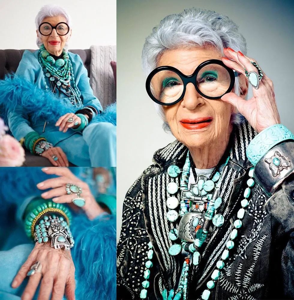 最时尚的国外老年女人图片