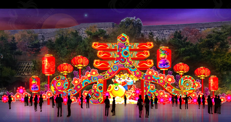 北京花灯展2022图片