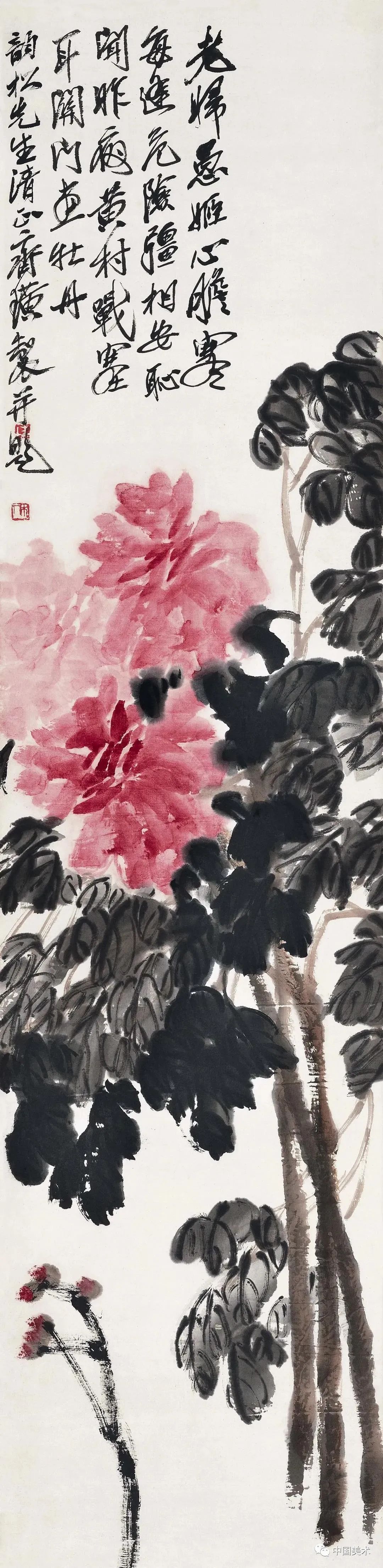 齐白石 牡丹