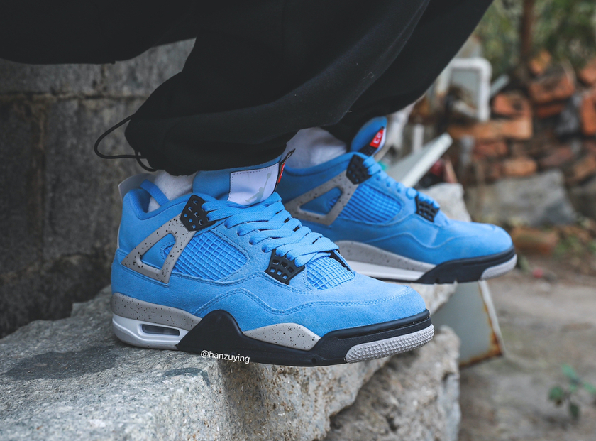 Air Jordan 4 UNC University Blue CT8527-400åå:registered:æ¥æ