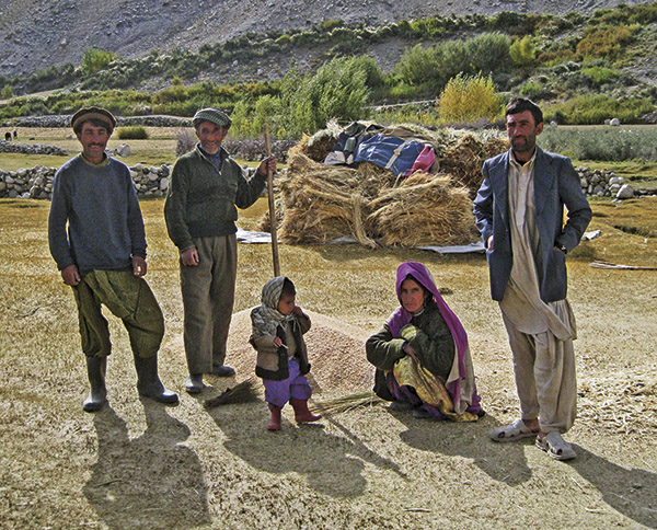 瓦罕走廊当地的居民