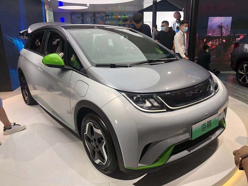 成都车展新能源实拍盘点id3首发海豚上市欧拉上三猫