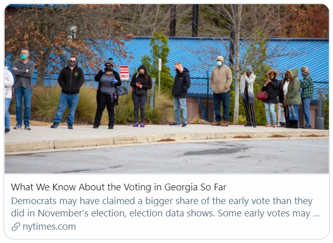 截至目前，我们对佐治亚州的决选知道什么。/《纽约时报》报道截图