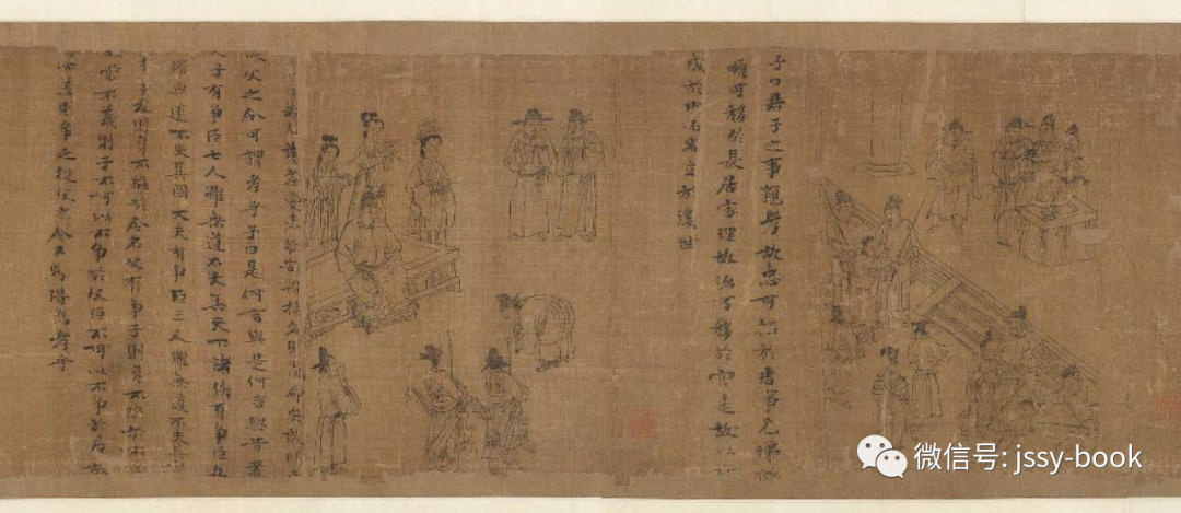 李公麟《孝经图》《郭子仪单骑见回纥图》__凤凰网