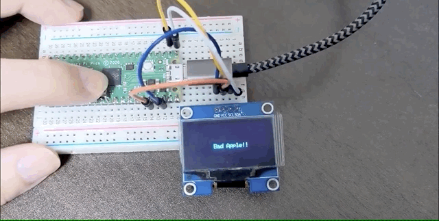 用树莓派的方式打开《Bad Apple!》原来是这样子的