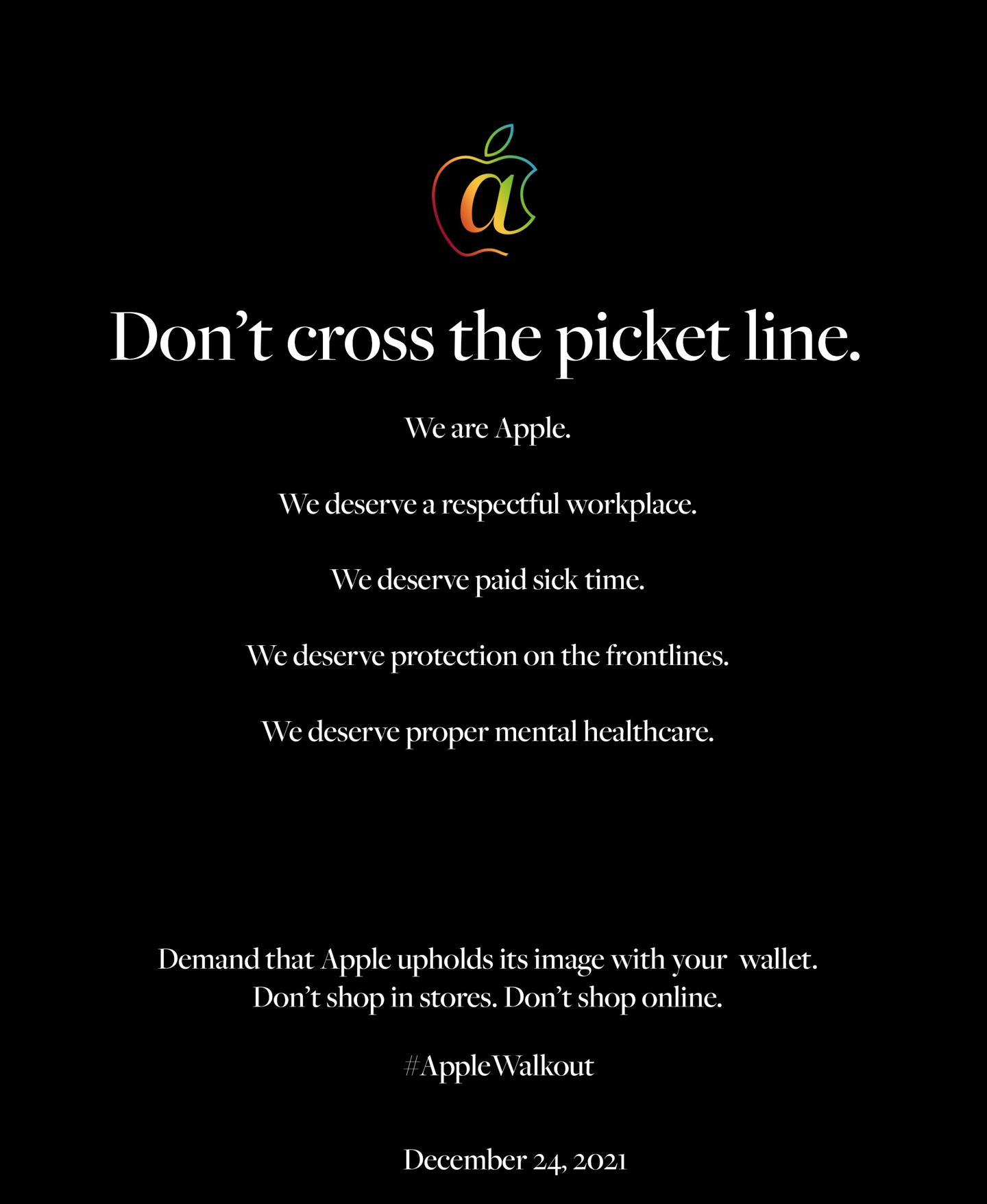 Apple Together 呼吁内容