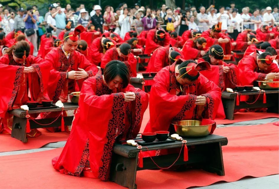 回忆2014年京杭大运河申遗中国国际汉服婚礼大典杭州汉婚典礼