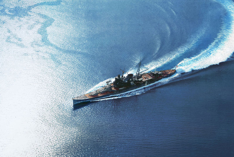 日本"友舰克星"最上号:一回打沉五艘友舰,三次拉全舰队遭难