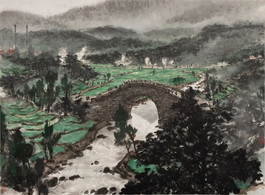 傅抱石的山水画、市场与造假_凤凰网
