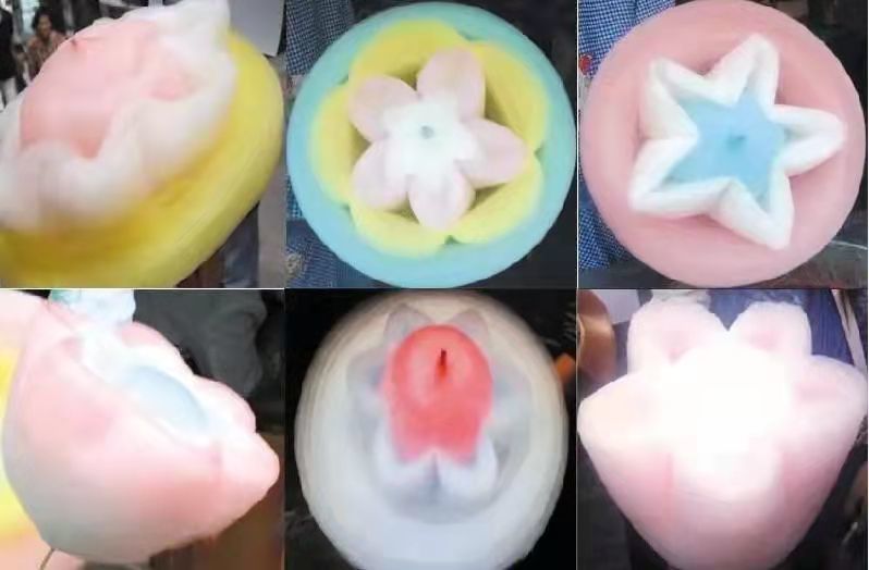 了观音山云朵乐园 另一半利用"七十二变" 化成入口即化的彩虹棉花糖