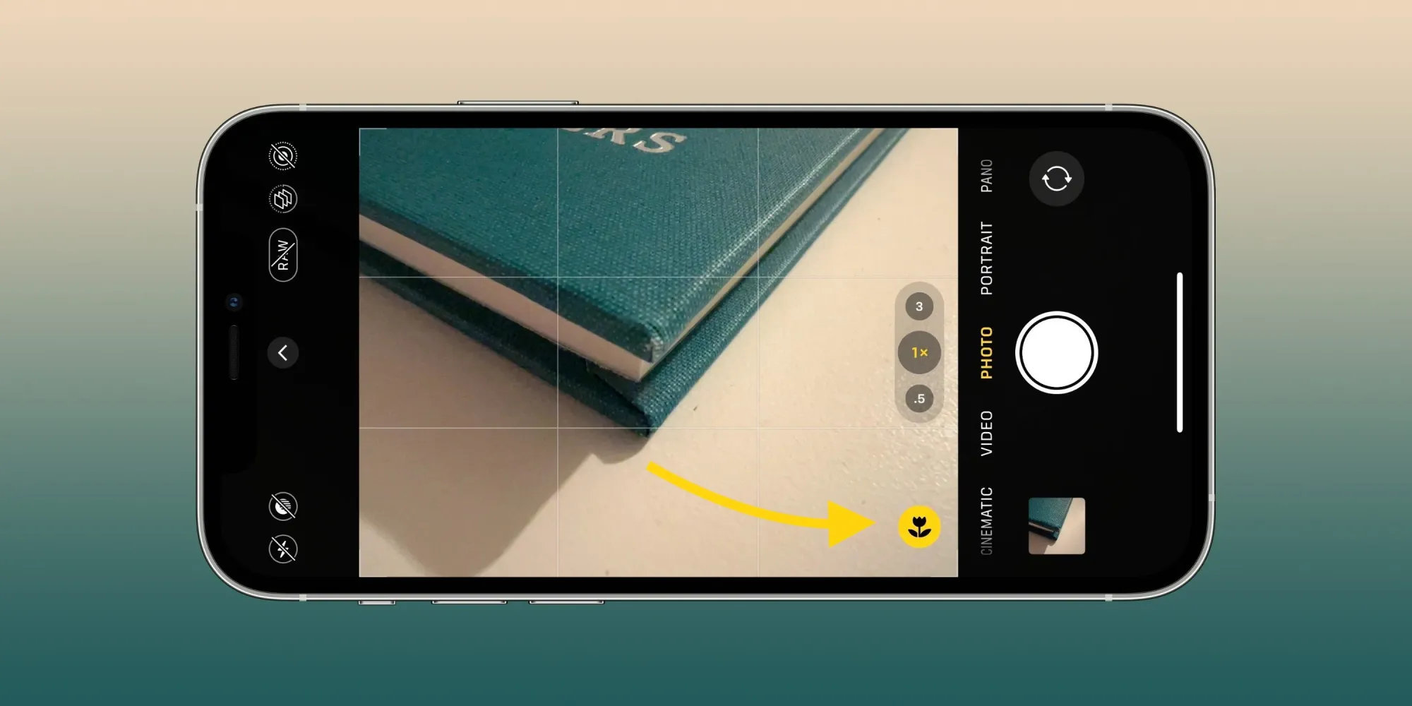 在ios 152 beta2里,iphone13pro相机界面新增微距按钮