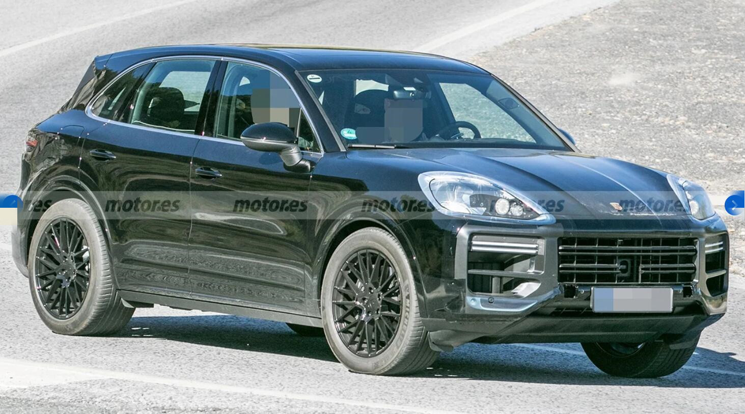 新款保时捷卡宴cayenne最新谍照 细节小幅升级/2022年首发亮相